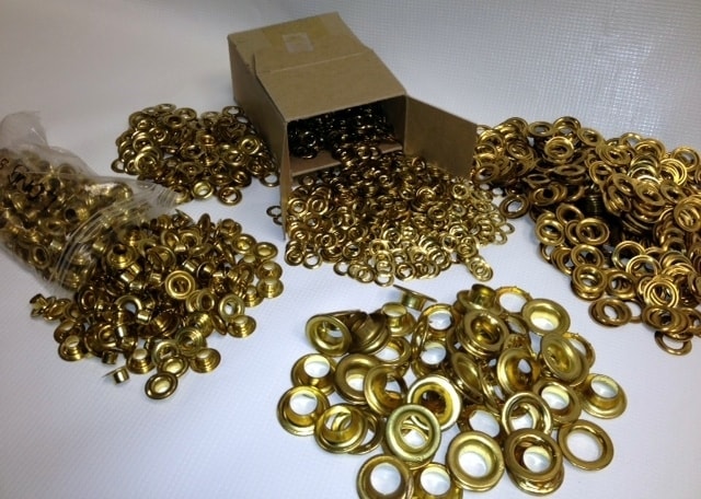 Industrial zippers and sewing thread